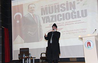Muhsin Yazıcıoğlu vefatının 13. yılında Taşova'da anıldı