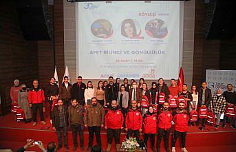 Tokat'ta  afet bilinci ve gönüllülük söyleşisi yapıldı