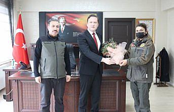 Ulus Orman İşletme Müdürlüğünden Kaymakam Kılıç'a ziyaret