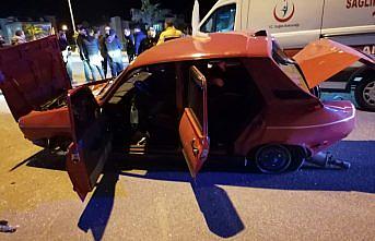 Ünye'de otomobillerin çarpıştığı kazada 1 kişi yaralandı