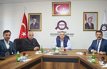 AK Parti Amasya Milletvekili Çilez Merzifon OSB'de incelemelerde bulundu