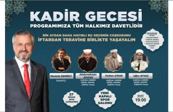 BAŞKAN HAMİT KILIÇ’TAN KADİR GECESİ PROGRAMINA DAVET