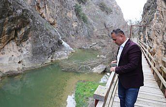 Geçen yaz kuruyan Kısık Kanyonu yağışlarla canlandı