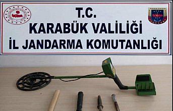 Karabük'te izinsiz kazı yapan 3 şüpheli suçüstü yakalandı