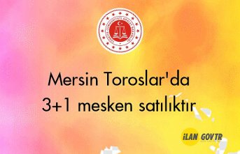 Mersin Toroslar'da 3+1 mesken icradan satılıktır