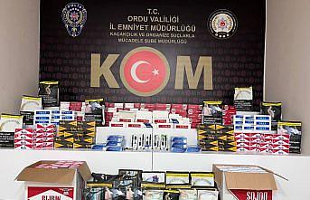 Ordu'da kaçak tütün operasyonunda 2 kişi yakalandı