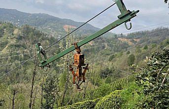 Rize'de artan ilkel teleferik hırsızlıklarına ilişkin çalışma başlatıldı