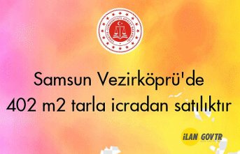 Samsun Vezirköprü'de 402 m² tarla icradan satılıktır