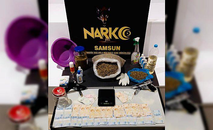 Samsun'da düzenlenen uyuşturucu operasyonunda 3 zanlı yakalandı