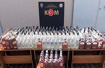 Tokat'ta sahte içki operasyonunda 4 kişi yakalandı