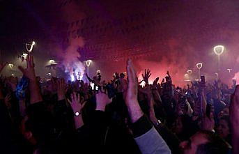 Trabzonsporlu taraftarlardan Beşiktaş maçı sonrası takımlarına destek