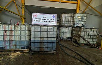 Zonguldak'ta kaçak karışımlı akaryakıt ele geçirildi