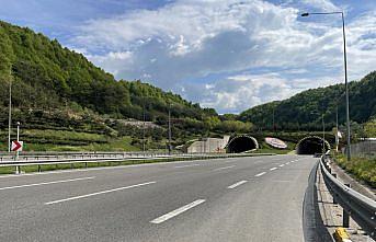 Anadolu Otoyolu'nun Bolu Dağı geçişinde viyadük bakım çalışması başlatıldı