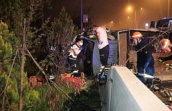 Bolu'da trafik kazasında 2 kişi yaralandı