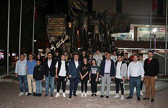 Karabük'te yurtlarda kalan 28 çocuk Didim'e tatile gönderildi