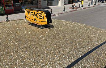 Karabük'teki taksi sıra dışı görüntüsüyle dikkati çekiyor
