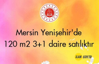 Mersin Yenişehir'de 120 m² 3+1 daire mahkemeden satılıktır