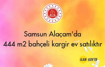 Samsun Alaçam'da 444 m² bahçeli kargir ev satılıktır