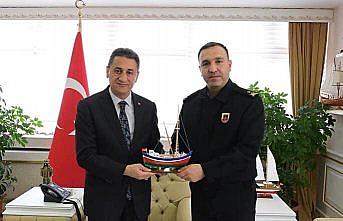 Sinop Valisi Karaömeroğlu'na Tuğgeneral İnan'dan ziyaret
