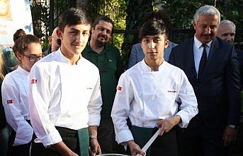 Tarihi semtte Giresun'un yöresel yemekleri tanıtıldı