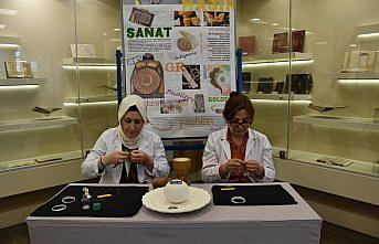 Trabzon'da hasır, kazaziye ve telkari ürünleri sergiyle beğeniye sunuldu