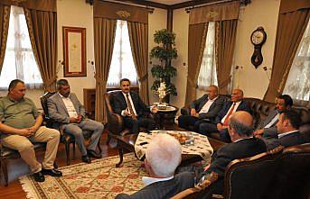 TÜDKİYEB'den Vali Hatipoğlu ile Belediye Başkanı Eroğlu'na ziyaret