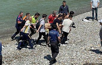 Zonguldak'ta denizde boğulma tehlikesi geçiren üniversite öğrencisi tedaviye alındı