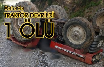 BAFRA'DA KAZA 1 ÖLÜ