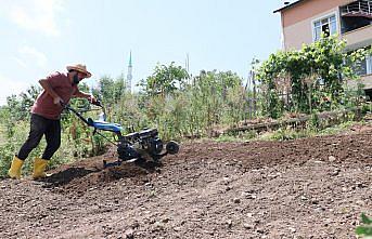 Doğal yaşam için kırsal mahalleye taşınan öğretmen organik tarım yapıyor