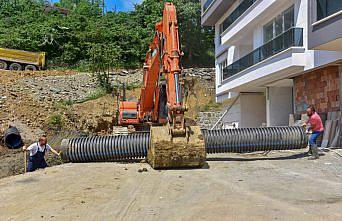 Giresun Belediyesi altyapı çalışmalarına devam ediyor