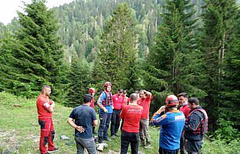 Rize'de fotoğraf çektirirken dereye düşen turist kayboldu