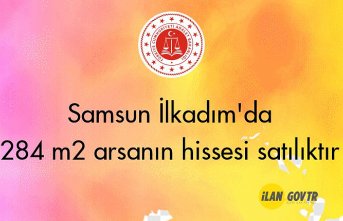 Samsun İlkadım'da 284 m² arsanın hissesi icradan satılıktır