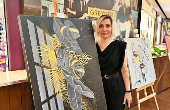 Samsun'da öğretmenler yaptıkları eserleri sergiledi