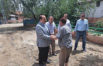 Suluova Kaymakamı Abdullah Şen, Kerimoğlu köyünde incelemede bulundu