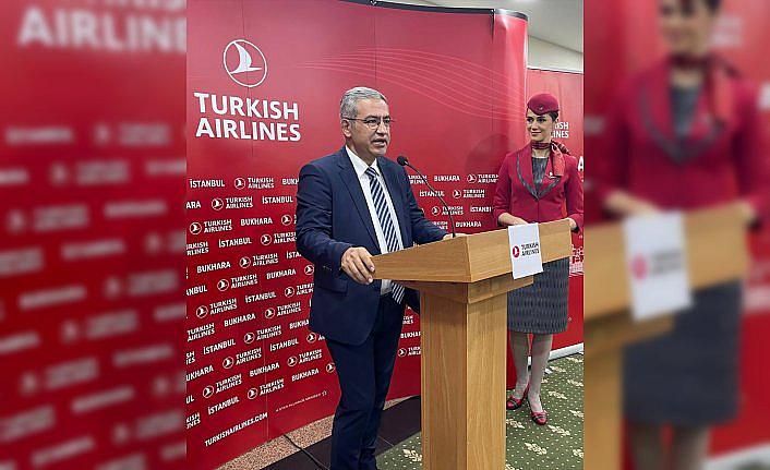 THY'nin 339. uçuş noktası Özbekistan'ın tarihi kenti Buhara oldu