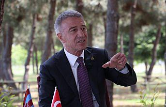Trabzonspor Kulübü Başkanı Ahmet Ağaoğlu, AA Spor Masası'na konuk oldu (4):