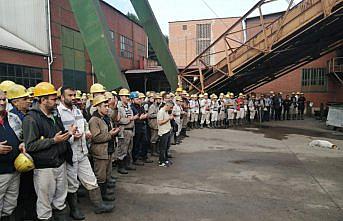 TTK'ye ait maden ocağının yeni panosunda üretime başlandı