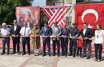 Vezirköprü Halk Eğitimi Merkezinin yıl sonu sergisi açıldı