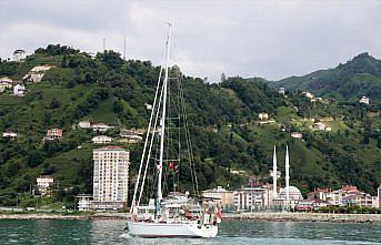 DADD Ralli Karadeniz 2022 etkinliği kapsamında 22 yelkenli yat Rize'ye geldi