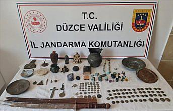 Düzce'de tarihi eser kaçakçılığı operasyonunda 2 kişi yakalandı