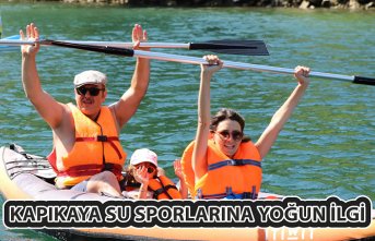 Kapıkaya Su Sporlarına yoğun ilgi