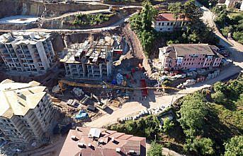 Kastamonu'da inşaat vincinin devrilmesi sonucu bir kişi öldü