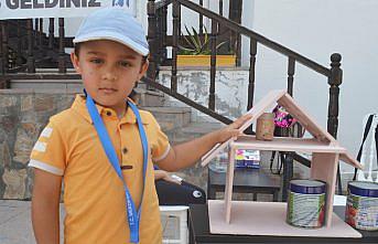 Öğrenciler atık malzemeleri hayvanlar için yuvaya dönüştürdü