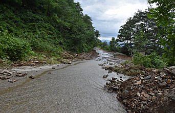 Ordu'da şiddetli yağışın yol açtığı hasarlar gideriliyor