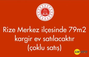 Rize Merkez ilçesinde 79m² kargir ev satılacaktır (çoklu satış)