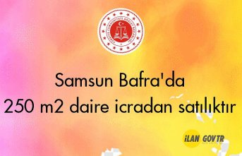 Samsun Bafra'da 250 m² daire icradan satılıktır