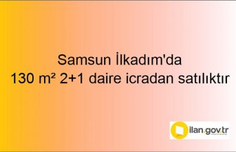 Samsun İlkadım'da 130 m² 2+1 daire icradan satılıktır