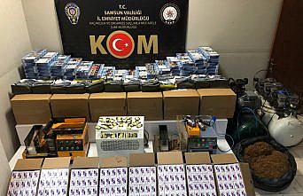 Samsun'da 239 bin 400 makaron ele geçirildi