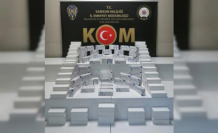 Samsun'da 30 bin makaron ele geçirildi