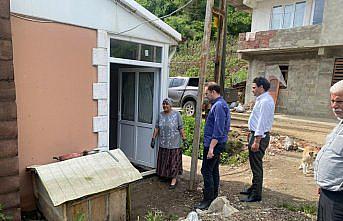 Ulus Kaymakamı Kılıç, taşkın alanlarını inceledi